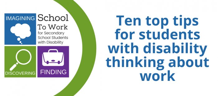 Ten top tips for students with disability thinking about wor