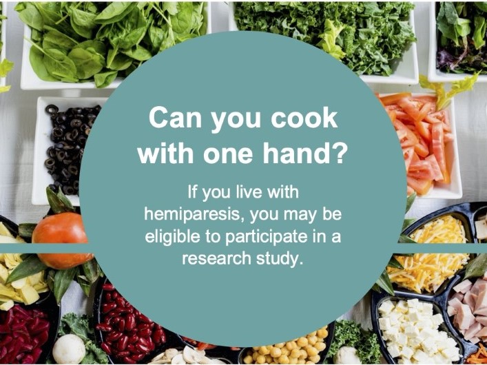 Cooking with one hand: the challenges with cooking in adults with hemiparesis living independently